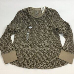 (NWT) Lady Foot Locker Tan/Brown Long Sleeve Shirt